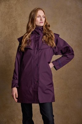 Jack Murphy (Dublin) ''Cotswold'' Waterproof Jacket, US Size 20, Blackberry, NEW