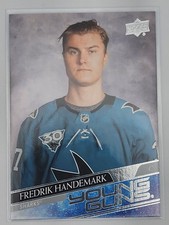 Fredrik Handemark 2020-21 Upper Deck #711 San Jose Sharks Young Guns