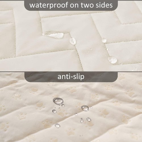 Soft & Durable Anti-Slip Dog Bed Cover - Cream 45x90 Inch Protection for Pets - Picture 4 of 9