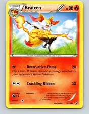 Braixen 12/124 Uncommon Fates Collide Pokemon Near Mint