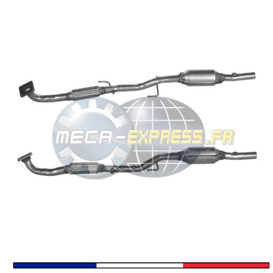 Catalyseur pour Seat Ibiza 1.4 essence 2002-2004 modèle E1132 en acier inoxydable