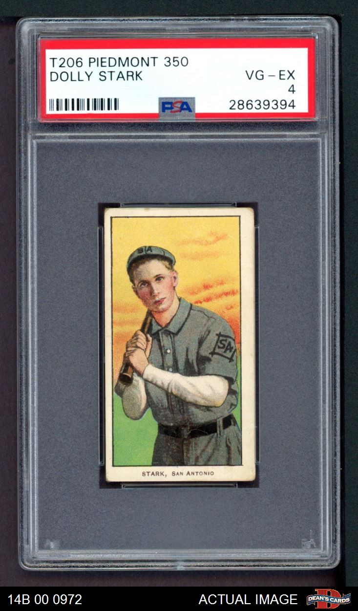 1909 T206 Dolly Stark Texas League - San Antonio PSA 4 - VG/EX