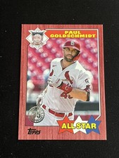 2022 Topps /10 Paul Goldschmidt 1987 Topps All-Star Baseball #87AS-27