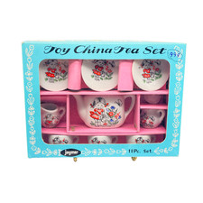 Vintage Tea Set 11 Piece Toy Set Porcelain China in Box, JAYMAR, Made in Japan