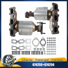 For Ford Explorer 3.5l V6 2013-2019 Pair Bank 1 2 Manifold Catalytic Converter For Ford Explorer 3.5l V6 2013-2019 Pair Bank 1 2 Manifold Catalytic Converter