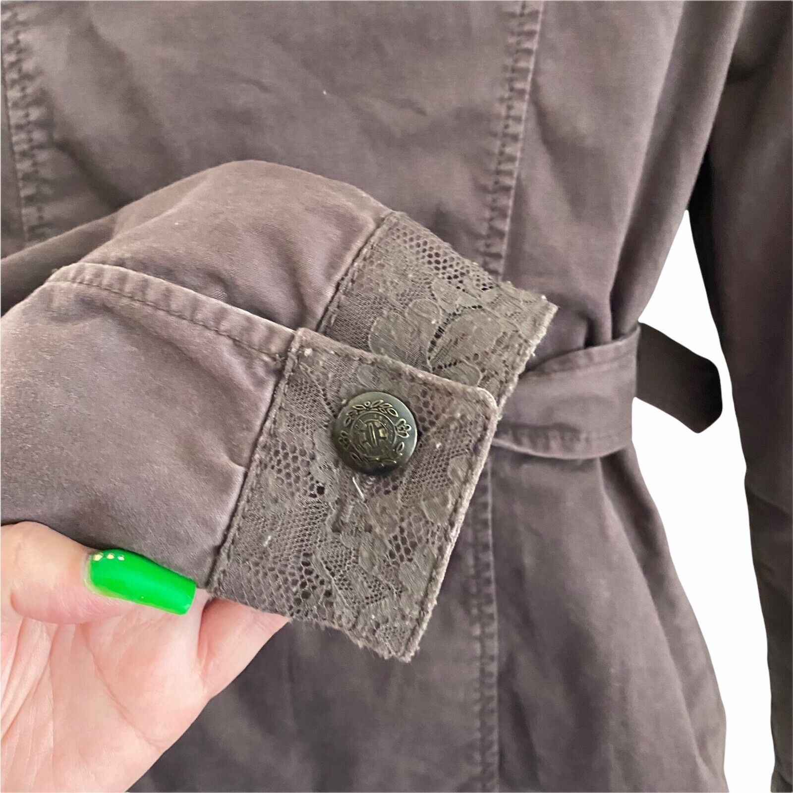 Sanctuary Small Basic Jacket Chocolate Brown Full… - image 8