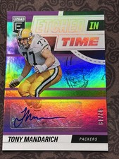 2022 Panini Donruss Elite - Etched in Time Signatures Tony Mandarich #ET-TM...