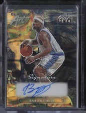 2024 Leaf Metal Signature Series Classic Art Lava Baron Davis 1/1 Auto Autograph