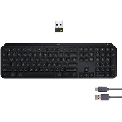 Logitech MX Keys S Wireless Bluetooth Keyboard US English Black