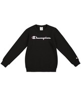 Champion Jungen Legacy Big Logo Sweatshirt Schwarz (KK001)