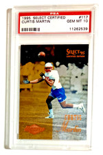 Curtis Martin 1995 Select Certified PSA 10 RC #117 N.E. Patriots GEM MINT HOF