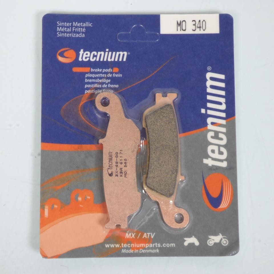 Plaquette de frein Tecnium Yamaha YZF 250 2008 2009 2010 moto cross MO340