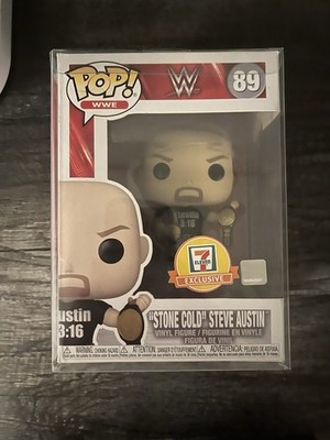 Funko Pop! WWE -  Stone Cold  Steve Austin 7-Eleven (Exclusive) #89 w/protector!