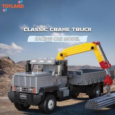 349PCS Truck-Mounted Transport Car Building Blocks Engineering Truck Model Brick