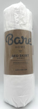Bare Home King White Bed Skirt Premium Microfiber New