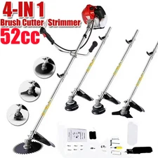 52cc 2-Cycle Gas Weed Eater Gas Grass String Trimmer Straight Shaft Lawn Mower