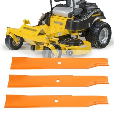 3 Mower Blades for Hustler 54 Inch Raptor SD Fastrak 797696 Raptor SDX X XD XL
