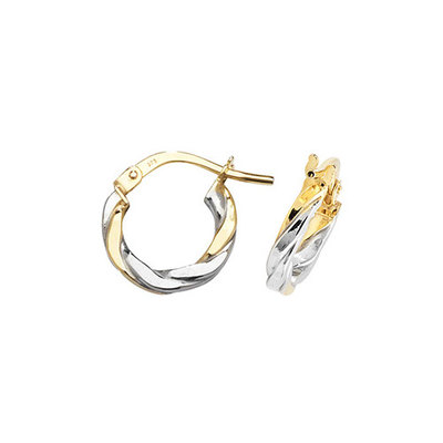 Orecchini Creoli In Oro Giallo 9 Carati: Orecchini A Cerchio Senza Tempo In Confezione Regalo - Italia - Foto 8