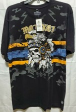 Southpole T-Shirt Medium Black indian skull Graphic Shirt