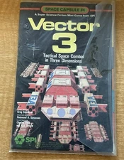 SPI 1979 - VECTOR 3 - Tactical Space Combat in 3 Dimensions Game - New