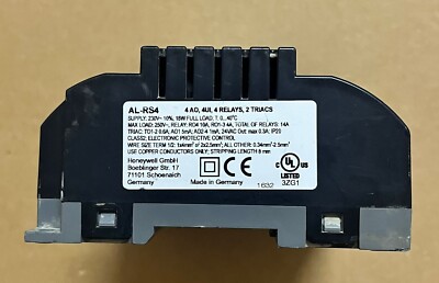 Honeywell Alerton AL-RS4, 4AO 4UI 4 Relays 2 Triacs Alerton Honeywell Building | eBay