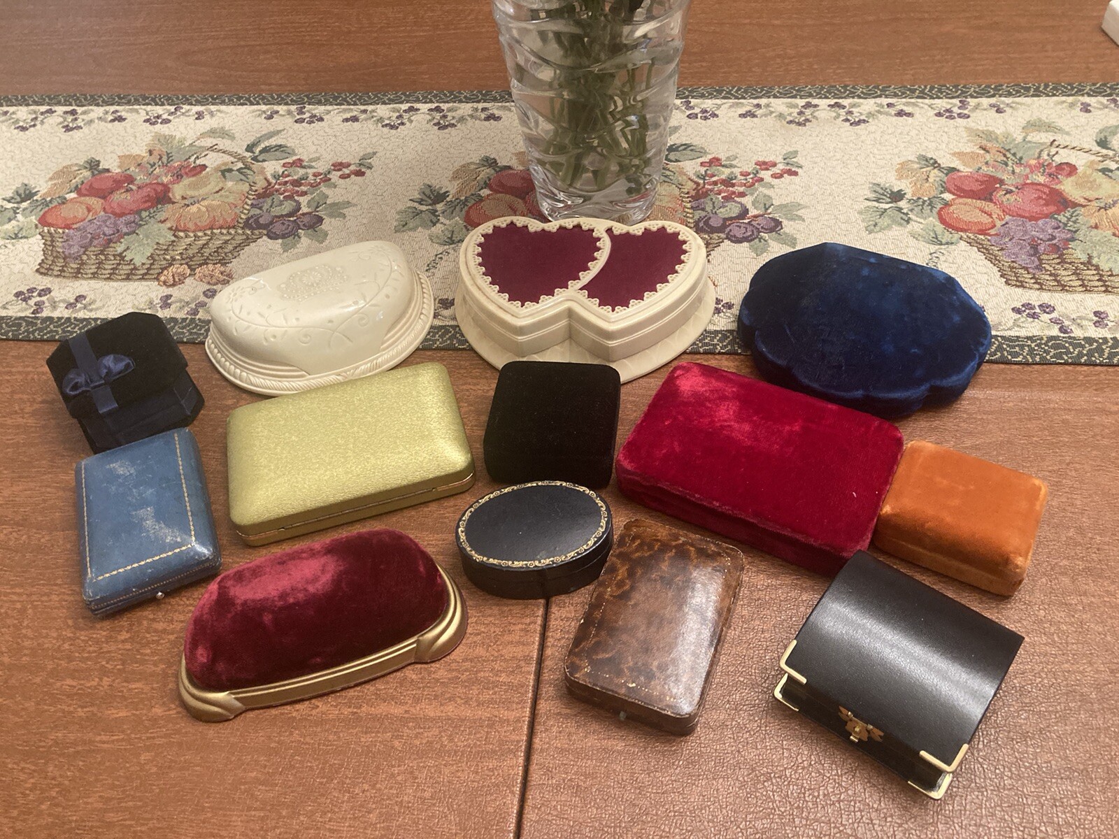 Lot Of 13 Vintage Jewelry Boxes eBay