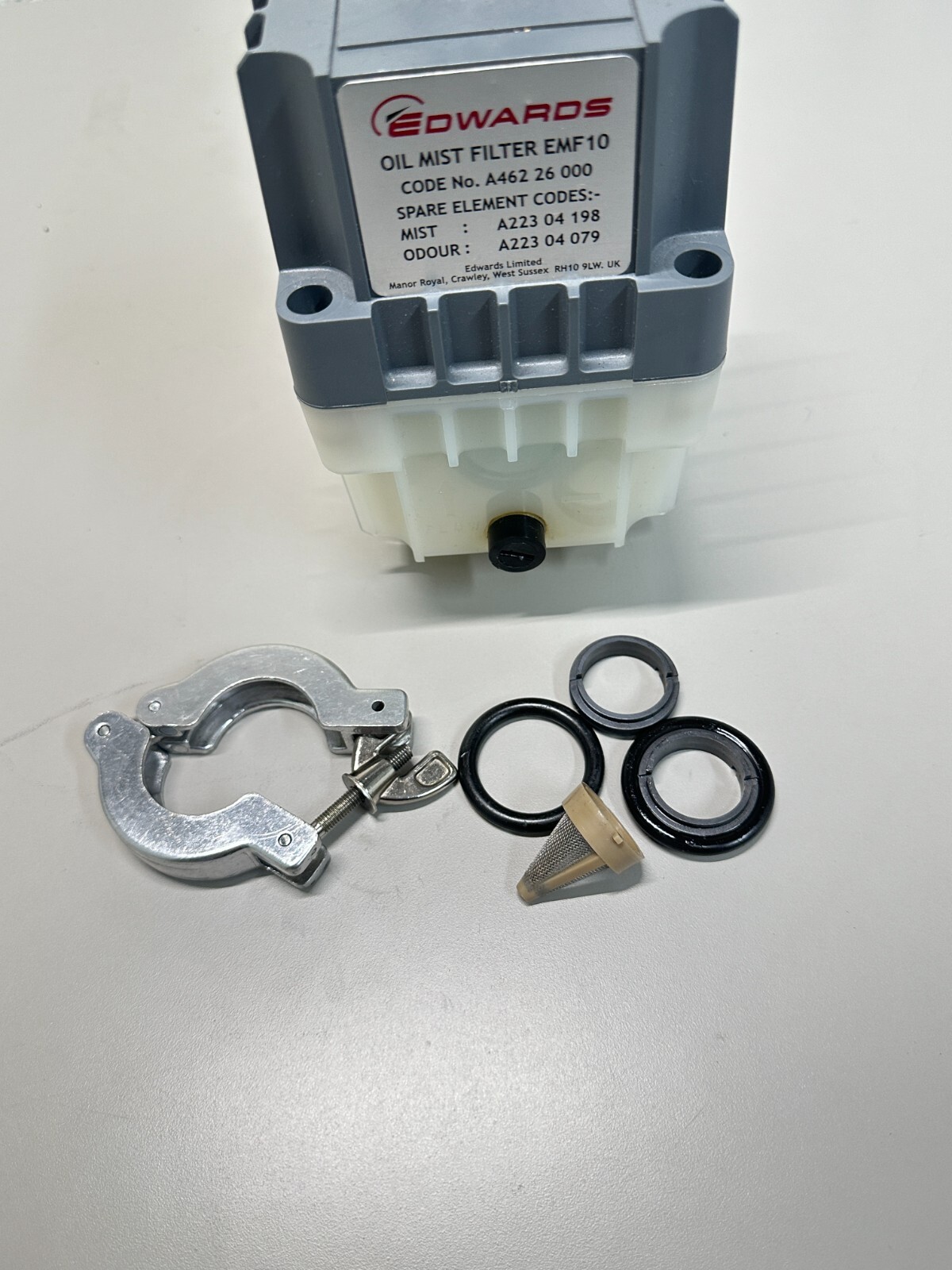 EDWARDS OIL MIST FILTER EMF10 A462 26 000 w/ Clamp eBay