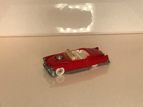 HOT WHEELS 1993 RED CONVERTIBLE CADILLAC VINTAGE CAR Diecast 1/64 lot loose