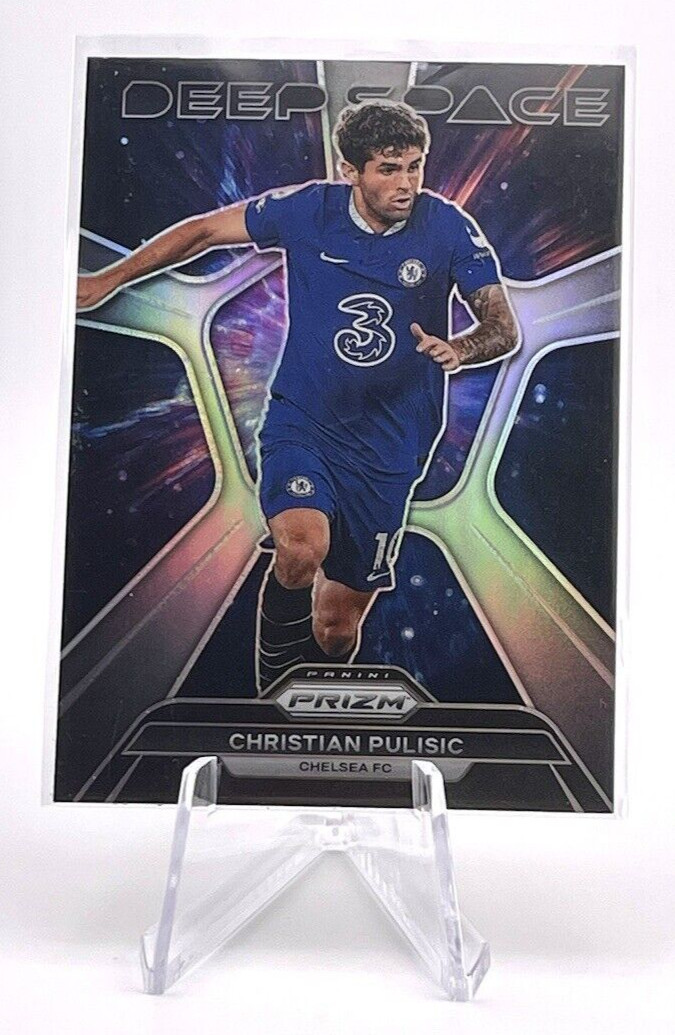 Christian Pulisic 2022-23 Panini Prizm EPL Deep Space #10 Chelsea