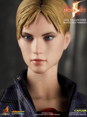 1/6 Head Sculpt Hot Toys HT VGM13 Jill Valentine Biohazard 5