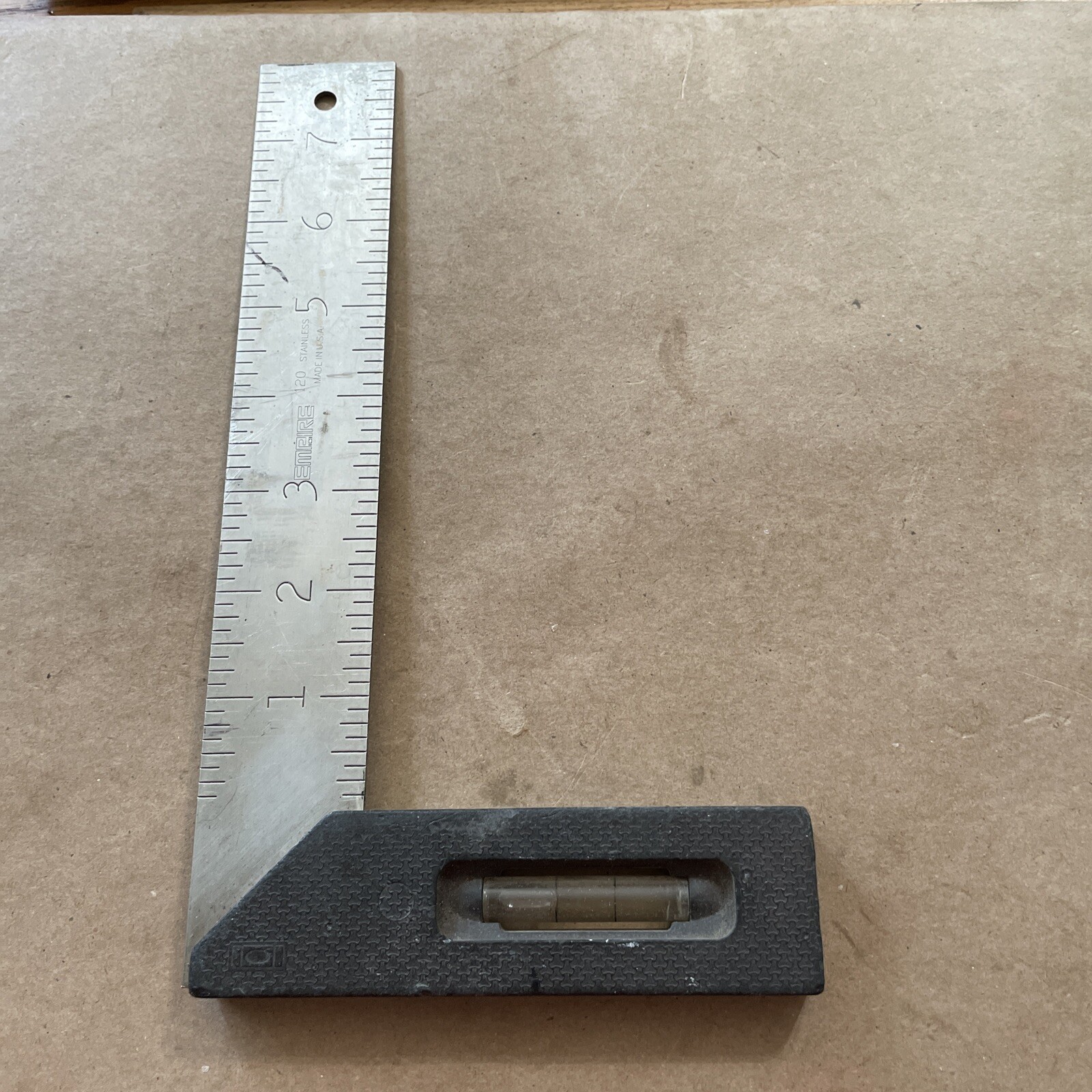 Empire 120 Polysteel Try-Square. MADE IN USA.
