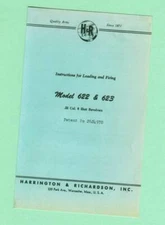 H&R Model 622 & 623 Owners Manual Reproduction