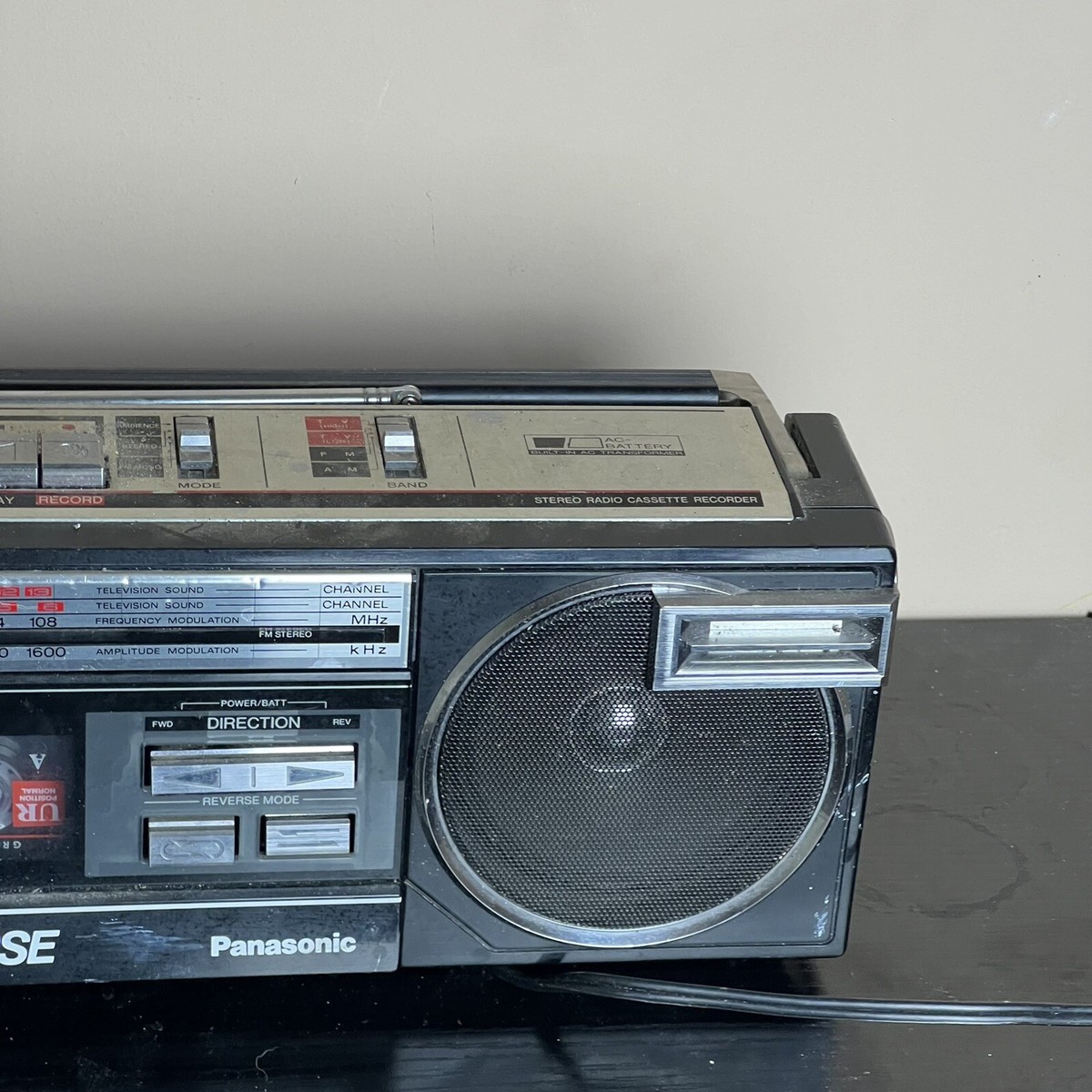 Vintage Panasonic Ambience Radio Boombox RX-FM45 Japan *cassette