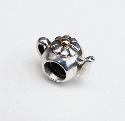 Genuine Pandora two-tone Charm 