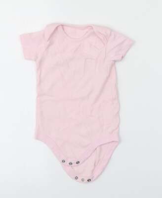 TU Baby rosa Baumwollmischung Strampler Größe 12-18 Monate