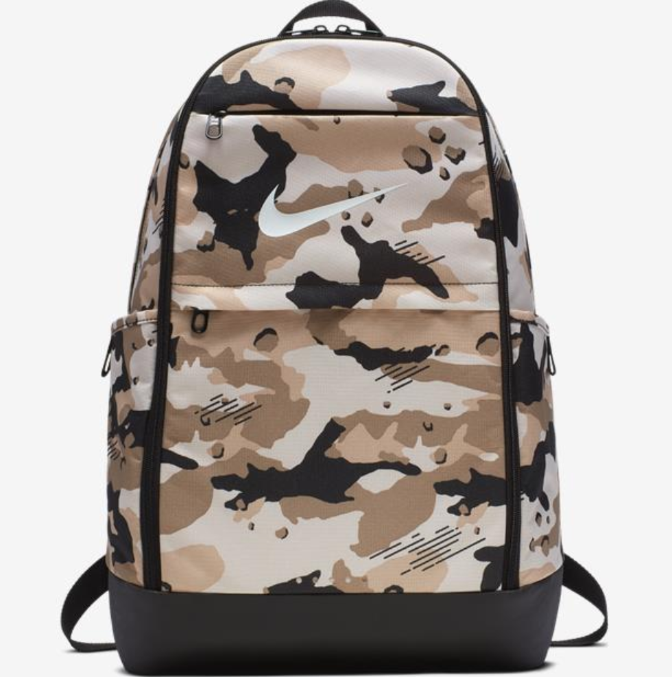 🔥 NIKE BRASILIA XL Camo  Backpack BA5893 008  Camouflage Desert Sand 🔥🔥