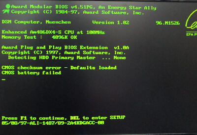PEAK-405 DSM 9015736 & CPU 100MHz & RAM