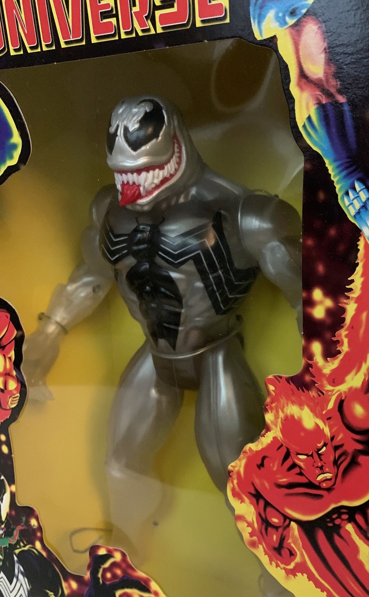 Toy Biz Marvel Universe Silver 10” Venom Original Packaging