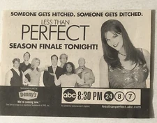 Less Than Perfect Vintage Print Ad Sara Rue Eric Roberts Andy Dick TPA20