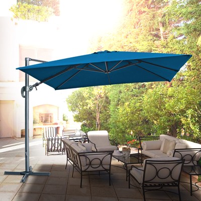 Home Garden Garden Patio Umbrellas 11 5ft Round Roma Cantilever Deluxe Hanging Umbrella Offset Tilt 360 Rotate Spa Stbalia Ac Id