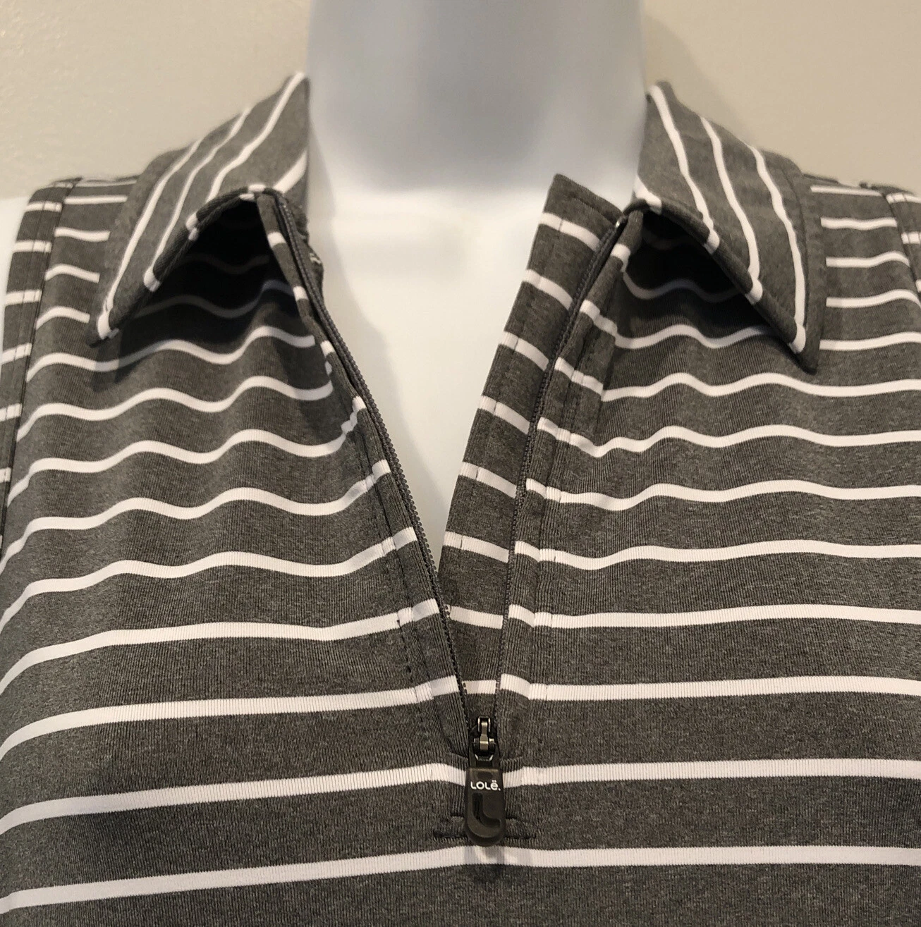 lole sleeveless athleisure racerback collar zipper 
