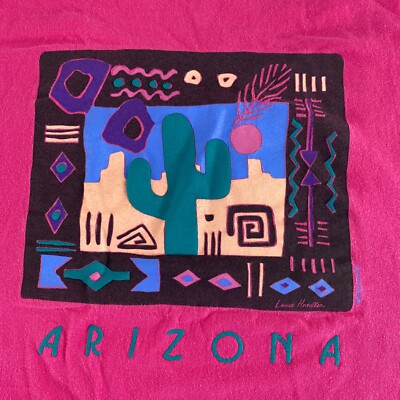 Lance Headlee Shirt Mens Large Arizona Southwest Aztec Tribal Single Stitch USA