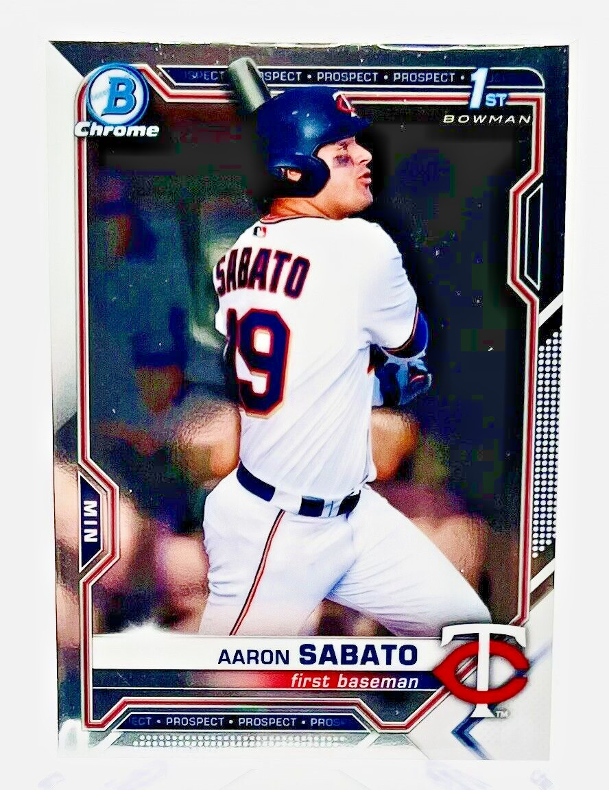 2021 Bowman Chrome #BCP-125 1st Bowman Aaron Sabato