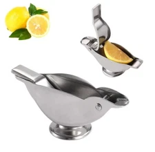 1-Pack Stainless Steel Lemon Squeezer – Portable Handheld Lime & Citrus Juicer