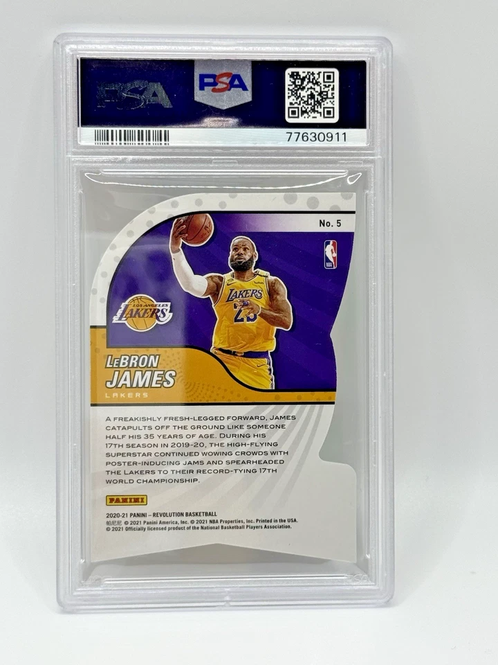2020-21 Panini Revolution - Liftoff! LeBron James #5 - image 2 of 2