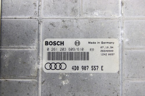 Centralina motore Audi A8 D2 4.2 centralina Bosch ECU 0261203609/610 4D0907557E - Foto 4 di 6
