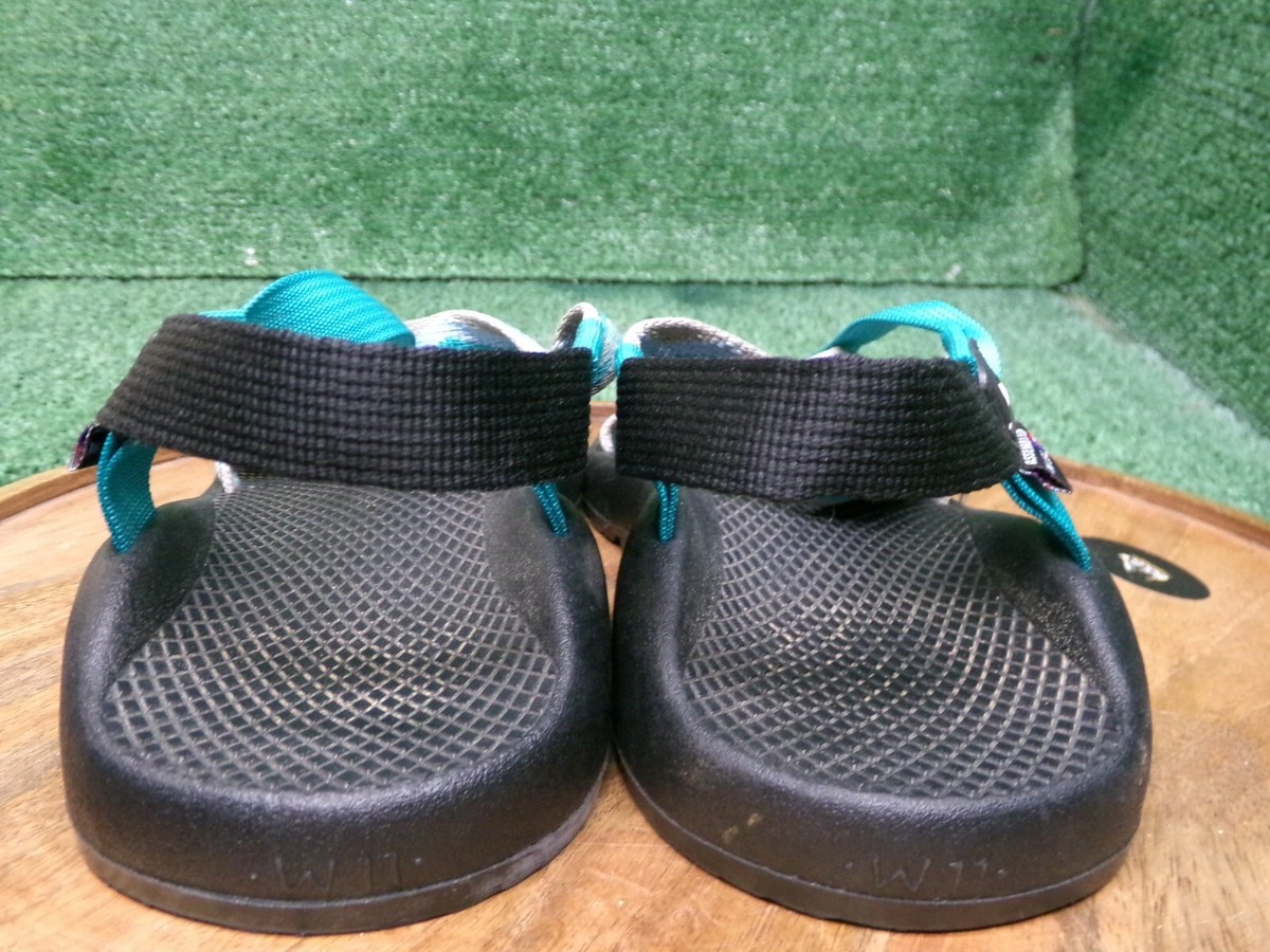 ⭐️chata⭐️ Chaco Womens ZX/1 Classic USA Blue White Geometric Print Sandals