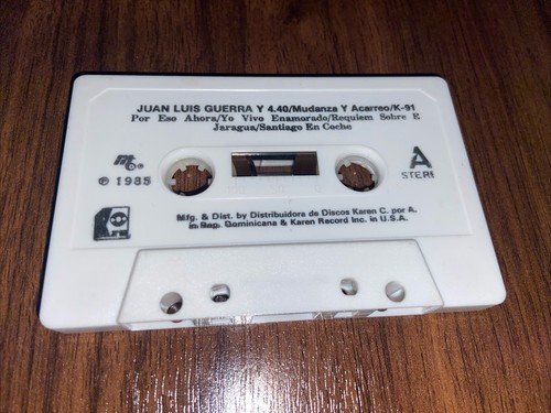 CASSETTE TAPE JUAN LUIS GUERRA Y 4.40 MUDANZA Y ACARREO Cassette Tape Used - Picture 2 of 6