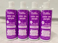 CASE OF 4 Rock The Locks COLOR ME PURPLE Hair Color & Conditioner 8 oz ea 229