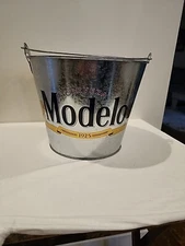 Cerveza Modelo Metal Ice Bucket Double Sided Logo Multi use
